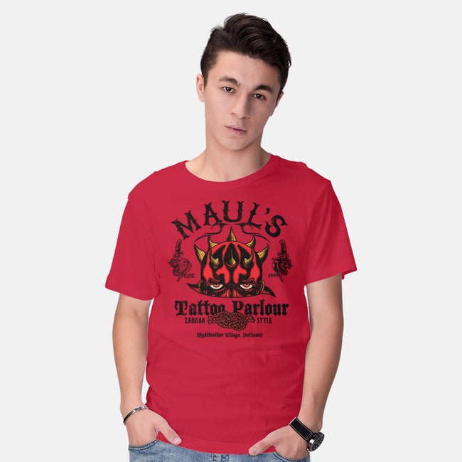 Maul's Tattoo Parlour-Mens-Basic-Tee-Arinesart