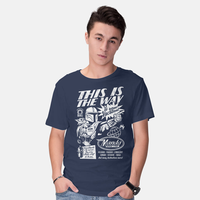 Mando Space Lines-Mens-Basic-Tee-Arinesart