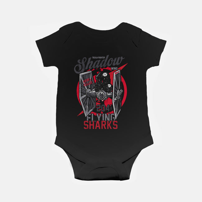 Flying Sharks-Baby-Basic-Onesie-Arinesart