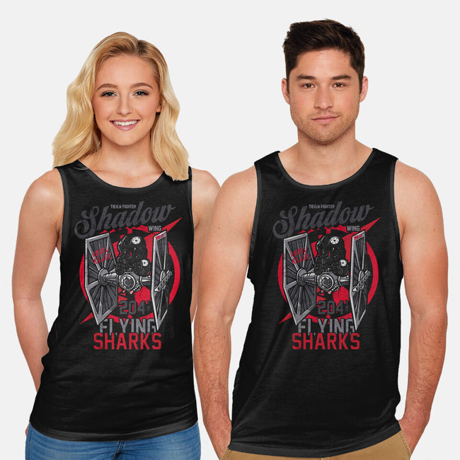 Flying Sharks-Unisex-Basic-Tank-Arinesart