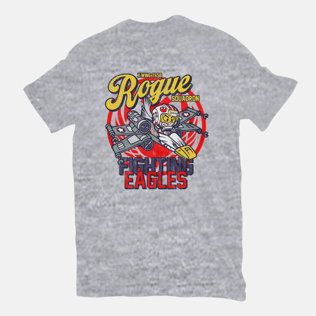 Fighting Eagles-Mens-Heavyweight-Tee-Arinesart