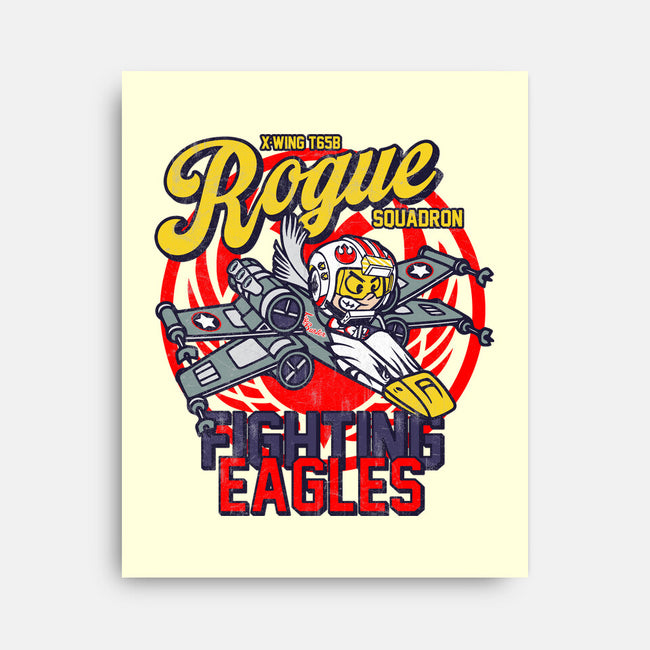 Fighting Eagles-None-Stretched-Canvas-Arinesart