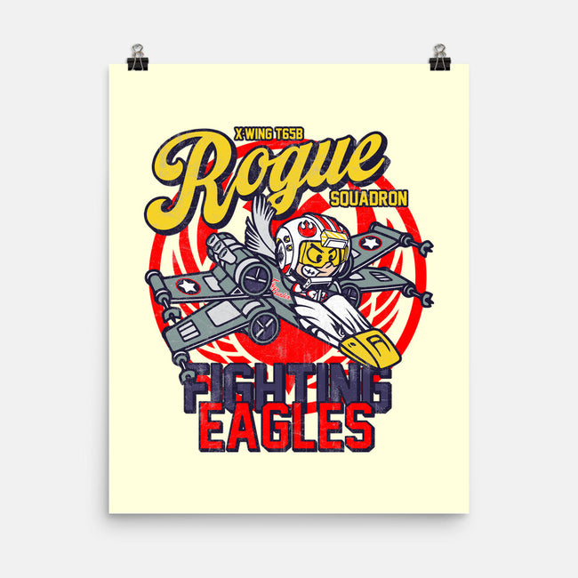 Fighting Eagles-None-Matte-Poster-Arinesart