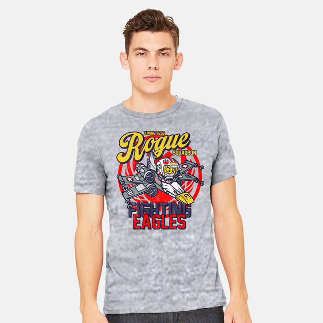 Fighting Eagles-Mens-Heavyweight-Tee-Arinesart