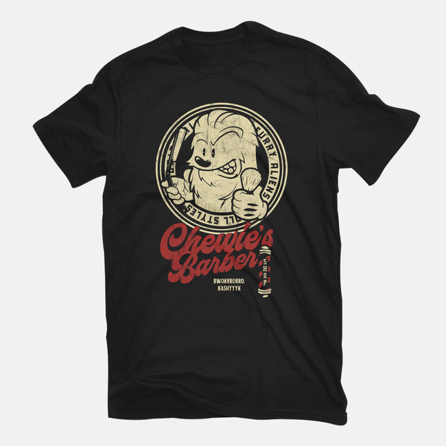 Chewie's Barber Shop-Womens-Fitted-Tee-Arinesart