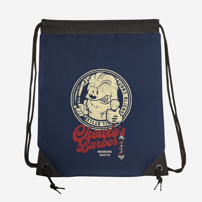 Chewie's Barber Shop-None-Drawstring-Bag-Arinesart