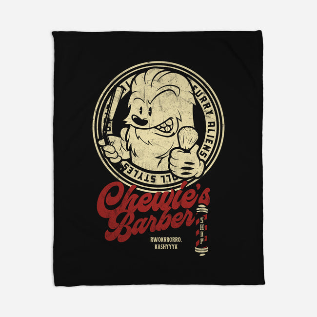 Chewie's Barber Shop-None-Fleece-Blanket-Arinesart