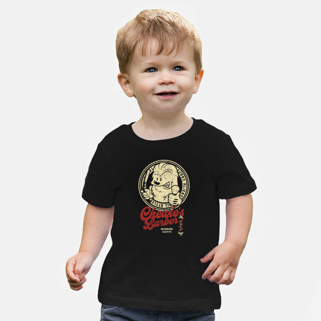 Chewie's Barber Shop-Baby-Basic-Tee-Arinesart