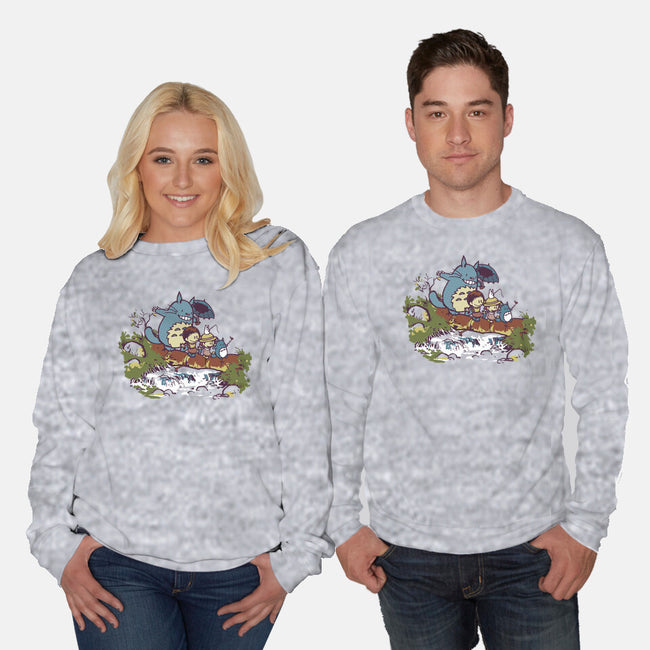 Neighbor And Friends-Unisex-Crew Neck-Sweatshirt-Arinesart