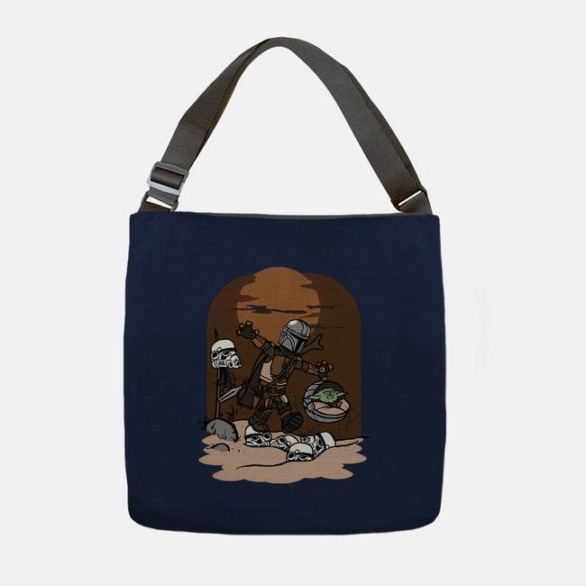 Mando And Grogu-None-Adjustable Tote-Bag-Arinesart