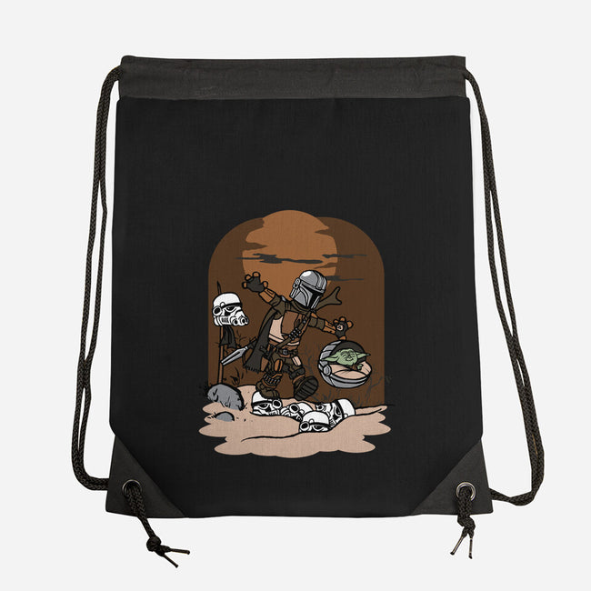Mando And Grogu-None-Drawstring-Bag-Arinesart