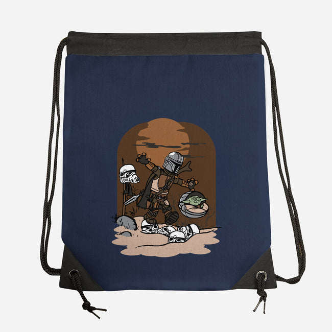Mando And Grogu-None-Drawstring-Bag-Arinesart