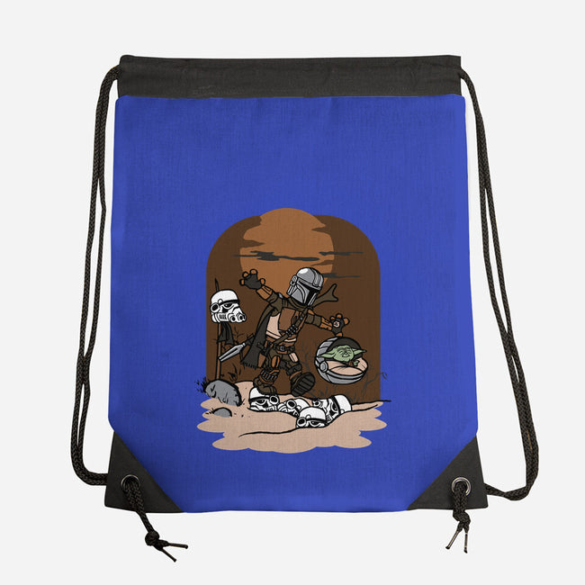 Mando And Grogu-None-Drawstring-Bag-Arinesart