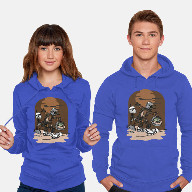 Mando And Grogu-Unisex-Pullover-Sweatshirt-Arinesart