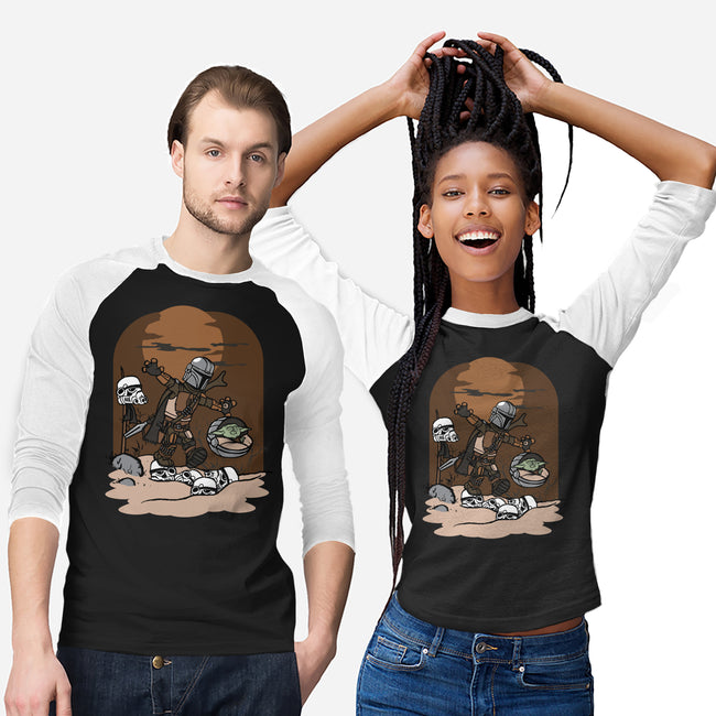 Mando And Grogu-Unisex-Baseball-Tee-Arinesart