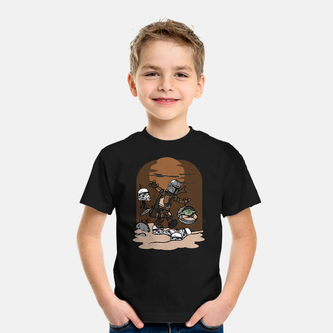 Mando And Grogu-Youth-Basic-Tee-Arinesart