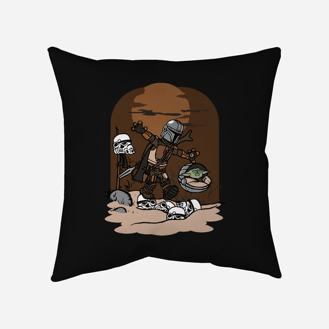 Mando And Grogu-None-Removable Cover w Insert-Throw Pillow-Arinesart