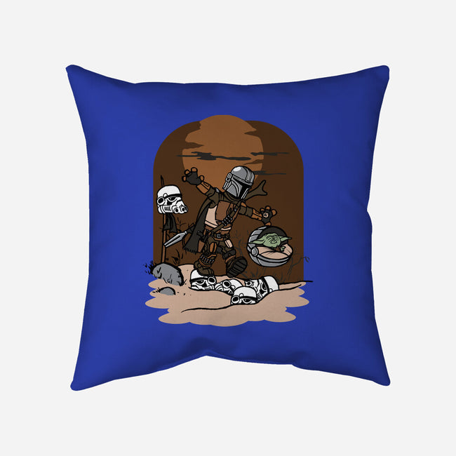 Mando And Grogu-None-Removable Cover w Insert-Throw Pillow-Arinesart