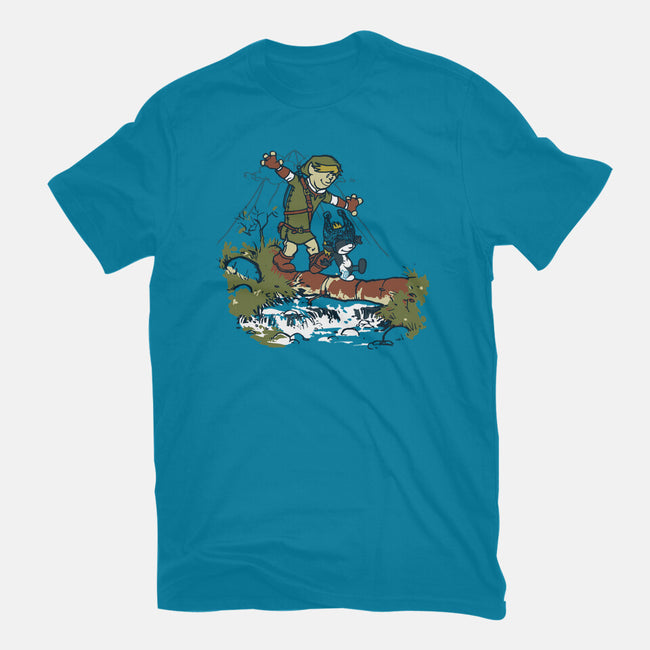 Link And Midna-Mens-Heavyweight-Tee-Arinesart