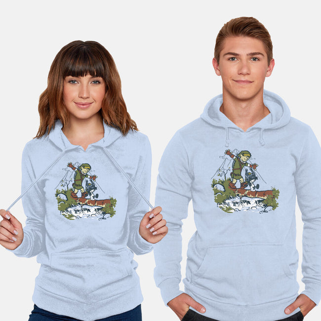 Link And Midna-Unisex-Pullover-Sweatshirt-Arinesart