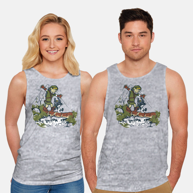 Link And Midna-Unisex-Basic-Tank-Arinesart