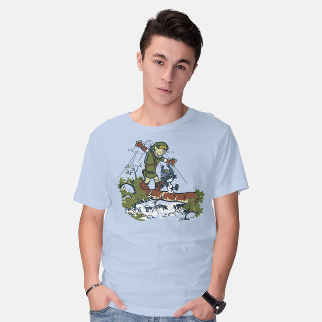 Link And Midna-Mens-Basic-Tee-Arinesart