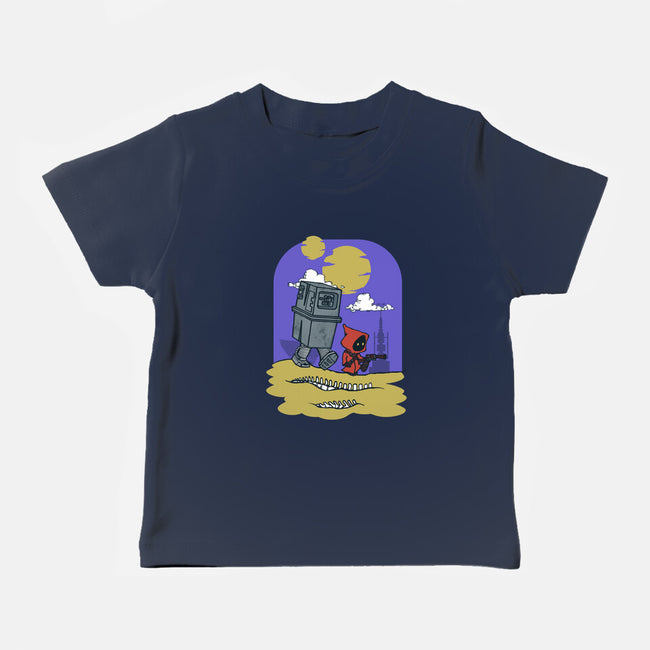 Jawa And Droid-Baby-Basic-Tee-Arinesart