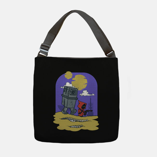 Jawa And Droid-None-Adjustable Tote-Bag-Arinesart