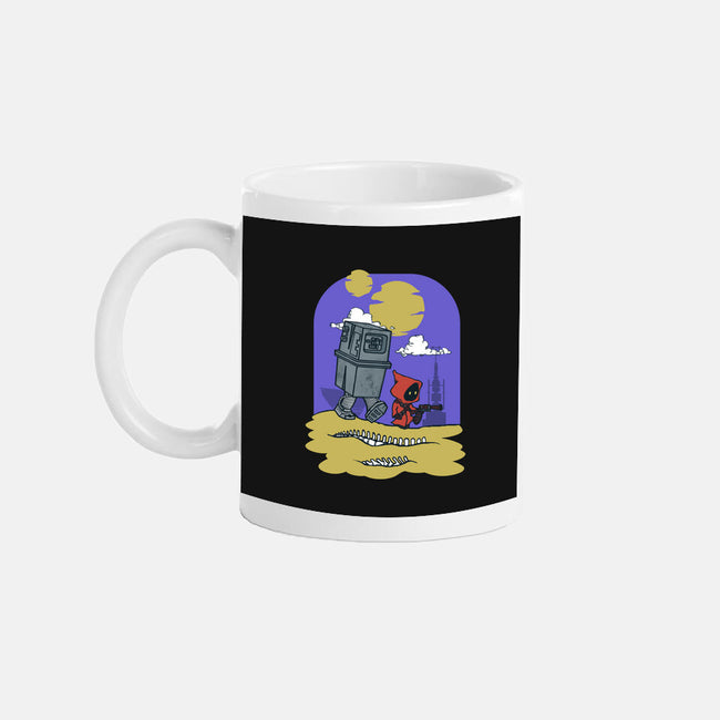 Jawa And Droid-None-Mug-Drinkware-Arinesart