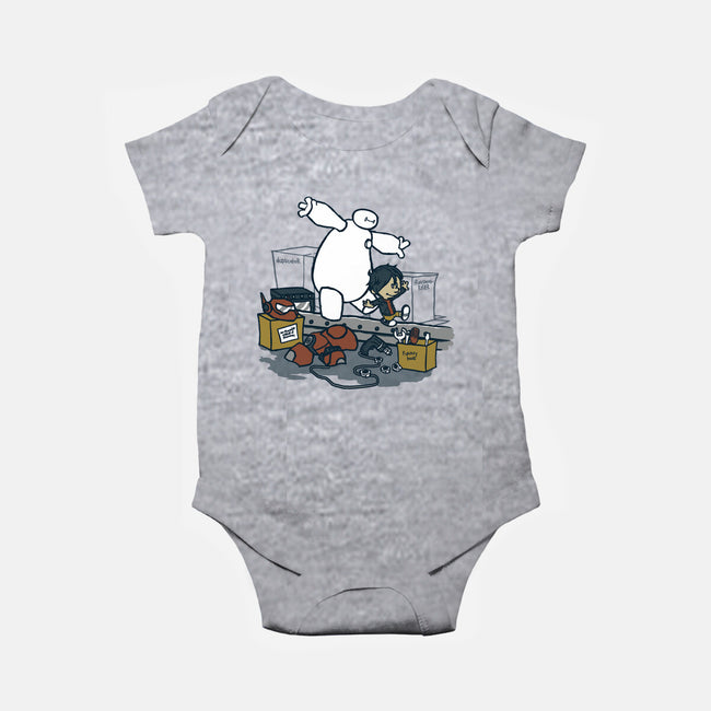 Hiro And Baymax-Baby-Basic-Onesie-Arinesart