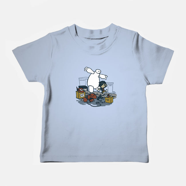 Hiro And Baymax-Baby-Basic-Tee-Arinesart