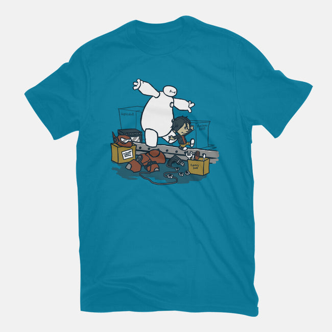 Hiro And Baymax-Womens-Basic-Tee-Arinesart