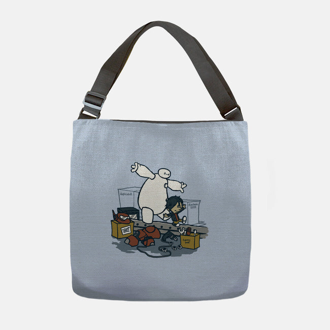 Hiro And Baymax-None-Adjustable Tote-Bag-Arinesart