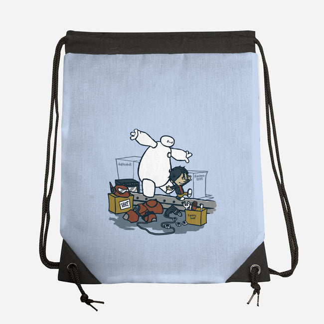 Hiro And Baymax-None-Drawstring-Bag-Arinesart
