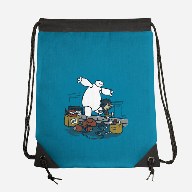 Hiro And Baymax-None-Drawstring-Bag-Arinesart
