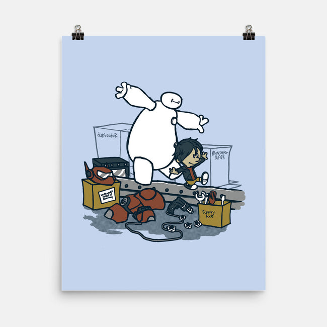 Hiro And Baymax-None-Matte-Poster-Arinesart