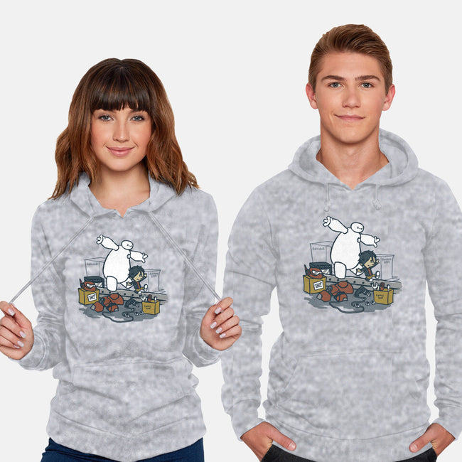 Hiro And Baymax-Unisex-Pullover-Sweatshirt-Arinesart