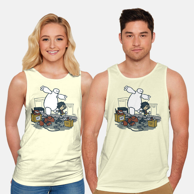 Hiro And Baymax-Unisex-Basic-Tank-Arinesart