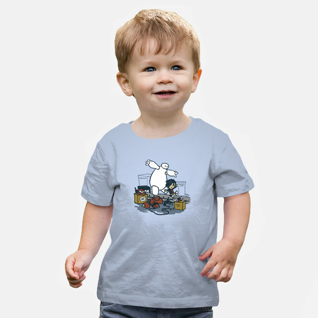 Hiro And Baymax-Baby-Basic-Tee-Arinesart