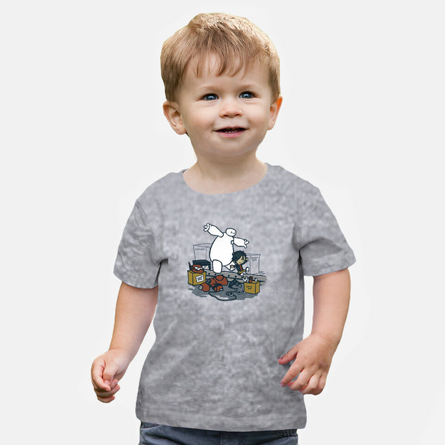 Hiro And Baymax-Baby-Basic-Tee-Arinesart