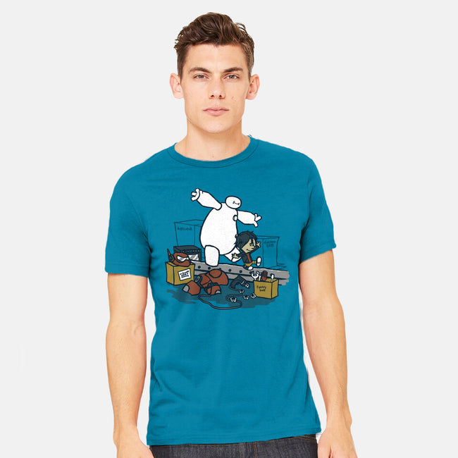 Hiro And Baymax-Mens-Heavyweight-Tee-Arinesart