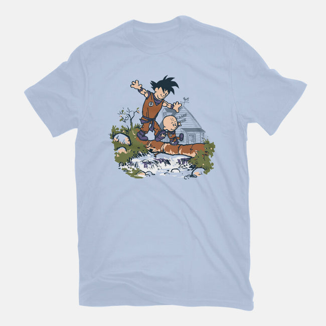 Goku And Krillin-Mens-Basic-Tee-Arinesart