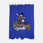 Goku And Krillin-None-Polyester-Shower Curtain-Arinesart