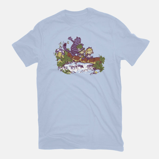 Alice And Friends-Mens-Heavyweight-Tee-Arinesart