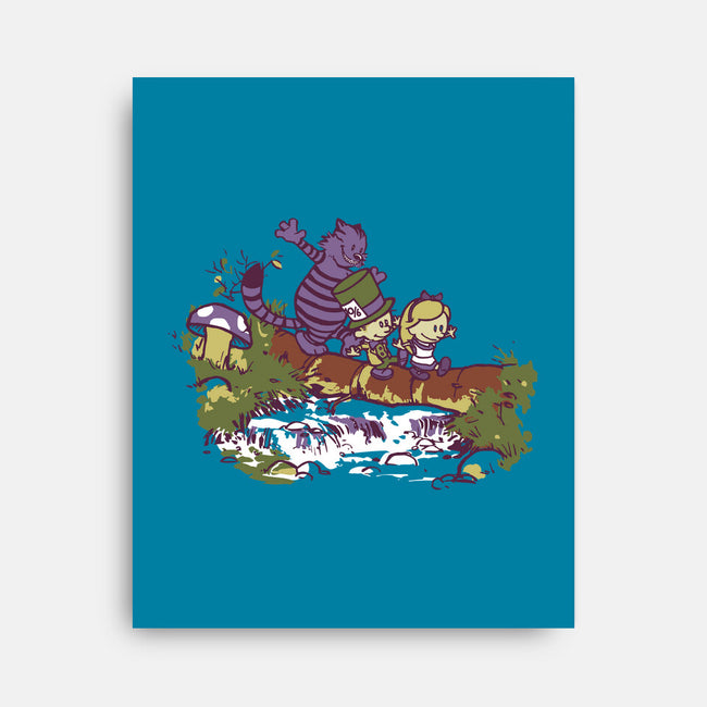 Alice And Friends-None-Stretched-Canvas-Arinesart