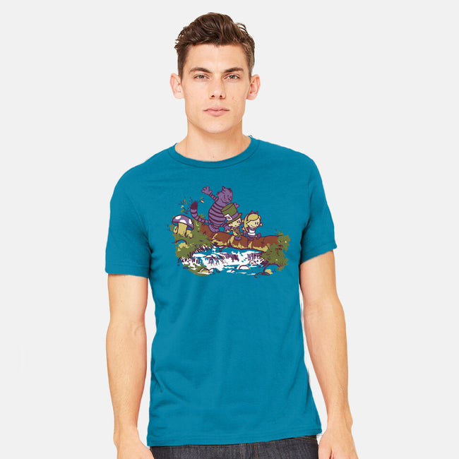 Alice And Friends-Mens-Heavyweight-Tee-Arinesart