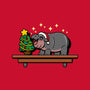 Hippo On The Shelf-None-Glossy-Sticker-Boggs Nicolas