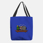 Hippo On The Shelf-None-Basic Tote-Bag-Boggs Nicolas