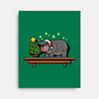 Hippo On The Shelf-None-Stretched-Canvas-Boggs Nicolas