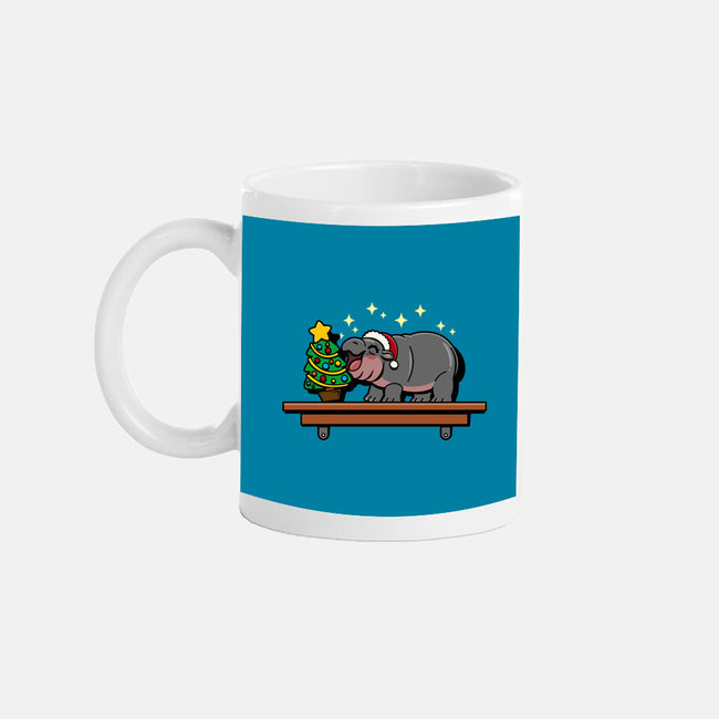 Hippo On The Shelf-None-Mug-Drinkware-Boggs Nicolas